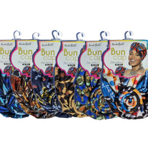 Turban bun cap